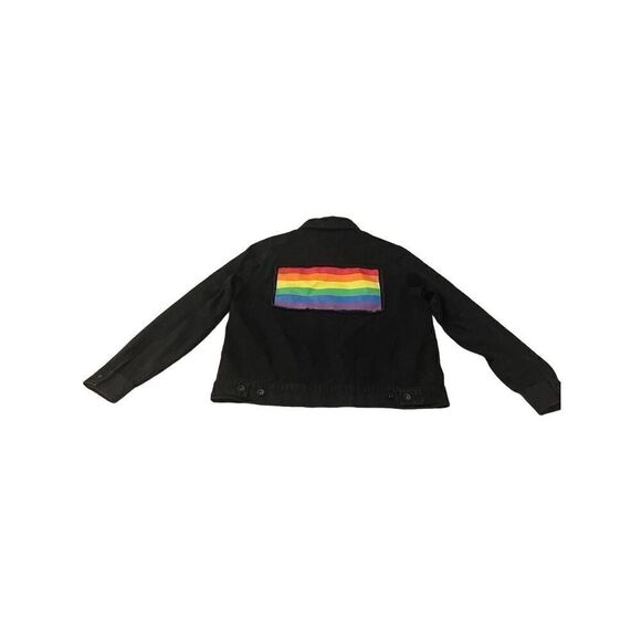 Denim jean jacket- social collision - Picture 2 of 12